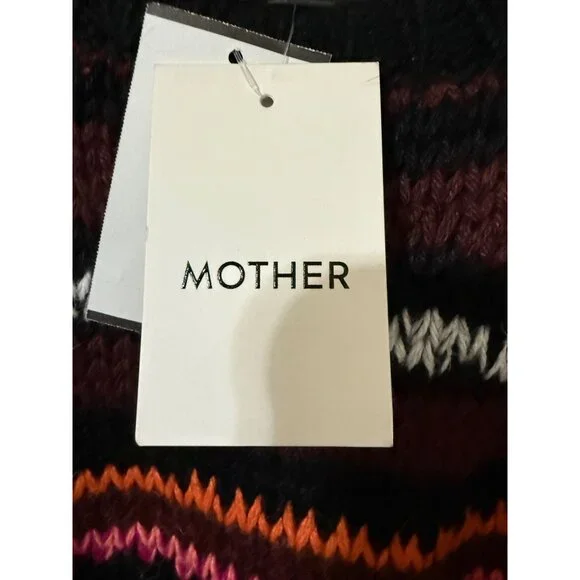 Mother The Bell-Sleeve Jumper Crop in Light Trails NWT Small $325 - Picture 3 of 11